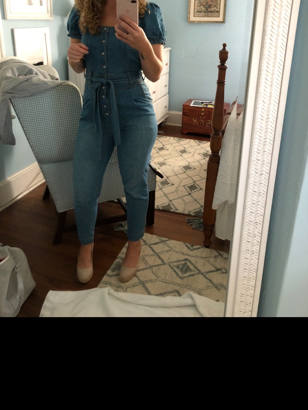 Pilcro and the Letterpress Light Blue Denim Piece